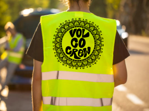 Logo for the Volunteering Coordination Crew in Confest festival, january 2026