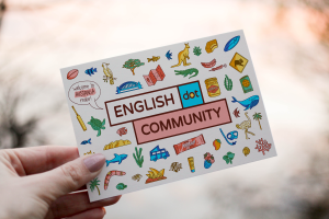 Postcard for an english school in Sydney, 2023