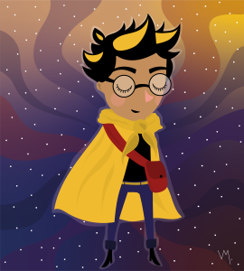 Rempel, little character from a friend's video game, Illustrator, 2020