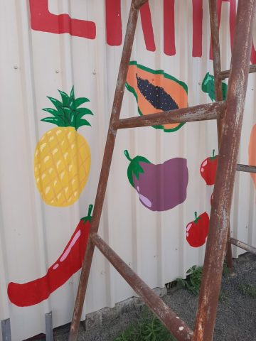 High Valley Dawn Farm's shed, september 2024, Yeppoon, Australia