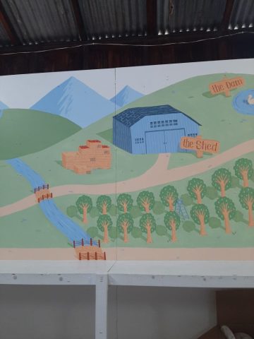 Cherry, apple and pear farm, january 2025, Dilston, Australia